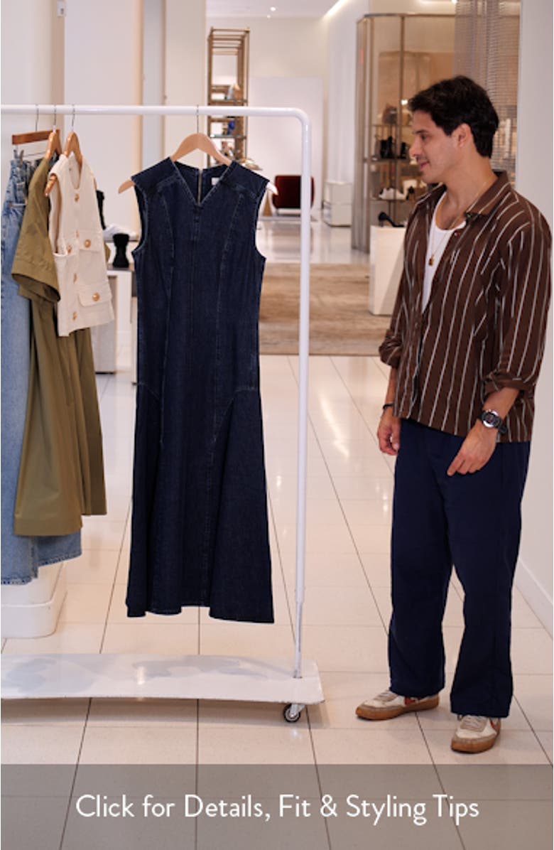 Patchwork Denim Dress, sales video thumbnail