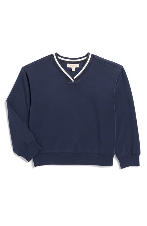 Kids' Scuba Knit V-Neck Sweatshirt (Big Kid)