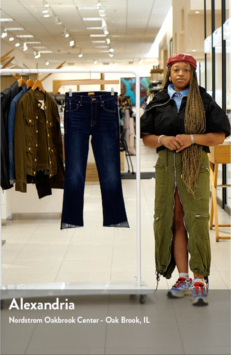 Lil' Insider Step Hem Crop Straight Leg Jeans, sales video thumbnail