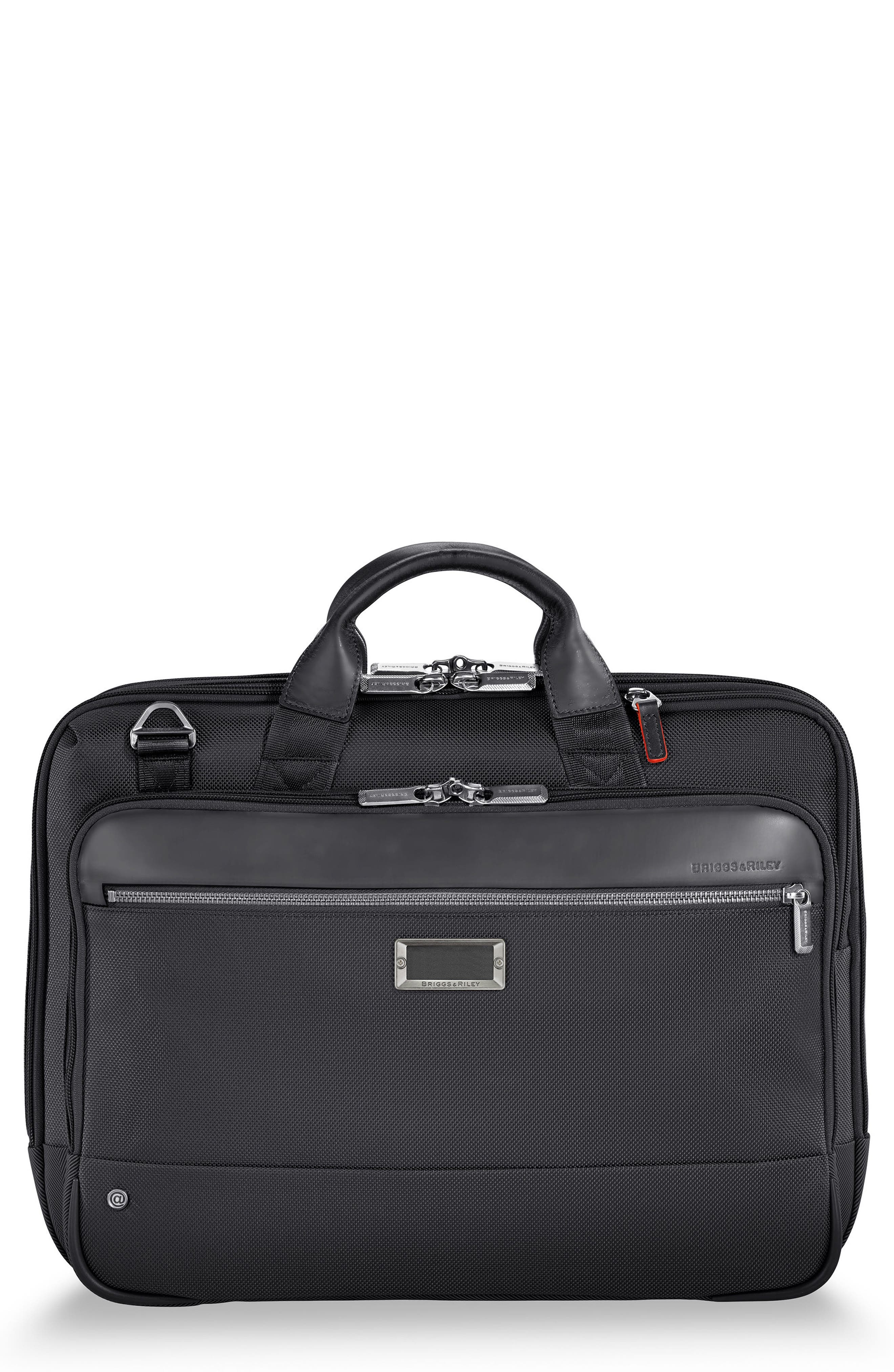Briggs & Riley @work Medium Briefcase, Main, color, 
