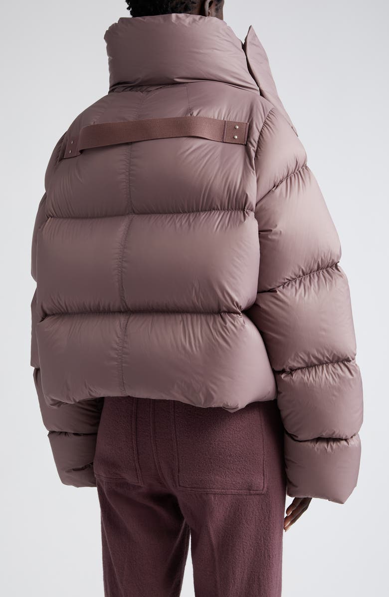 Rick Owens Funnel Neck Down Puffer Jacket, Alternate, color, 