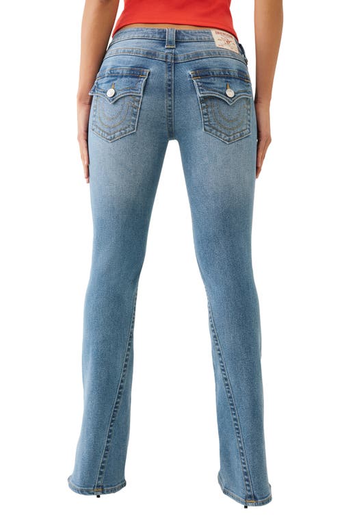 True Religion Joey Low Rise Flare Leg Jeans In Blue