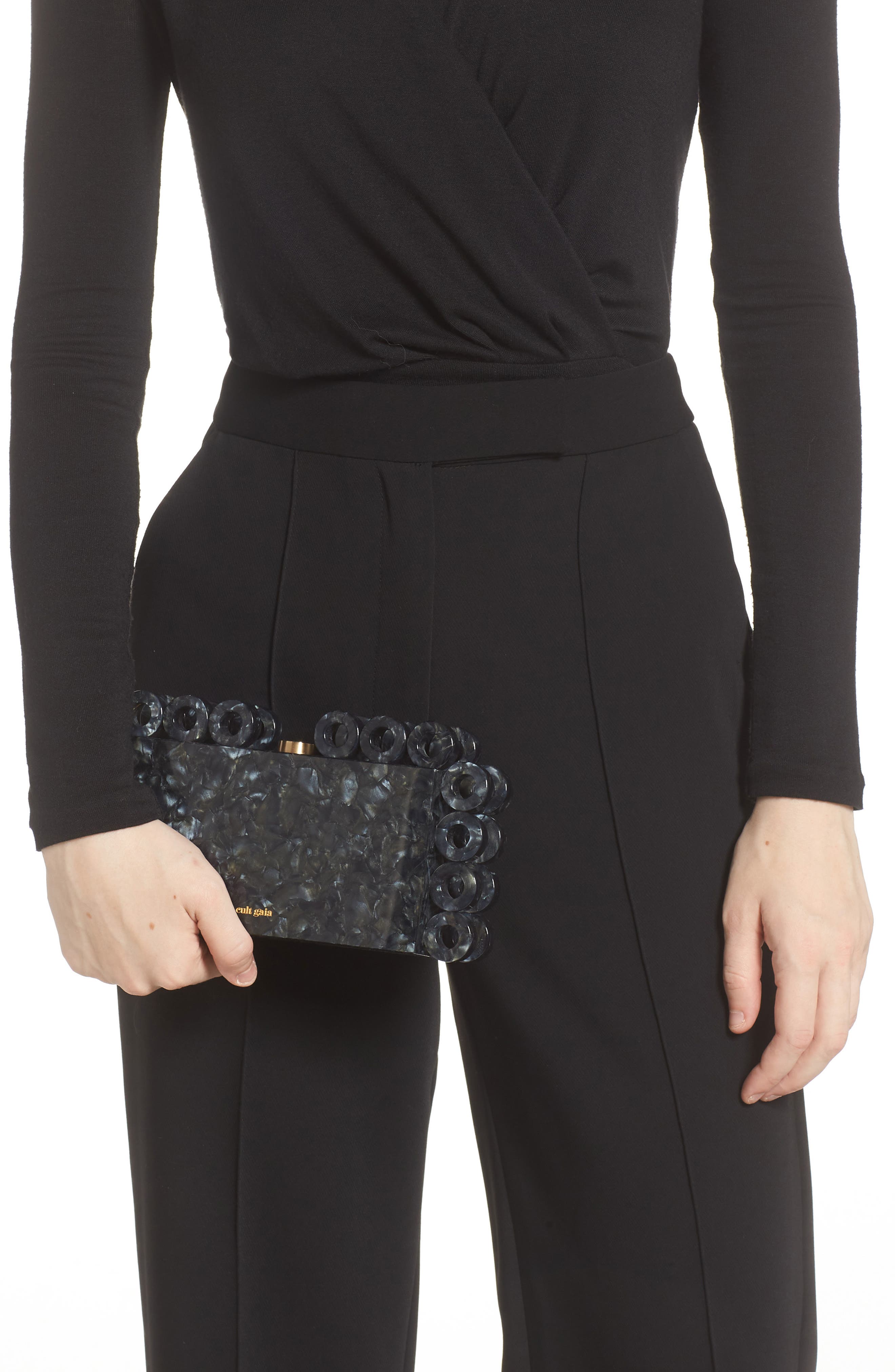 Cult Gaia Harlow Box Clutch, Alternate, color, 