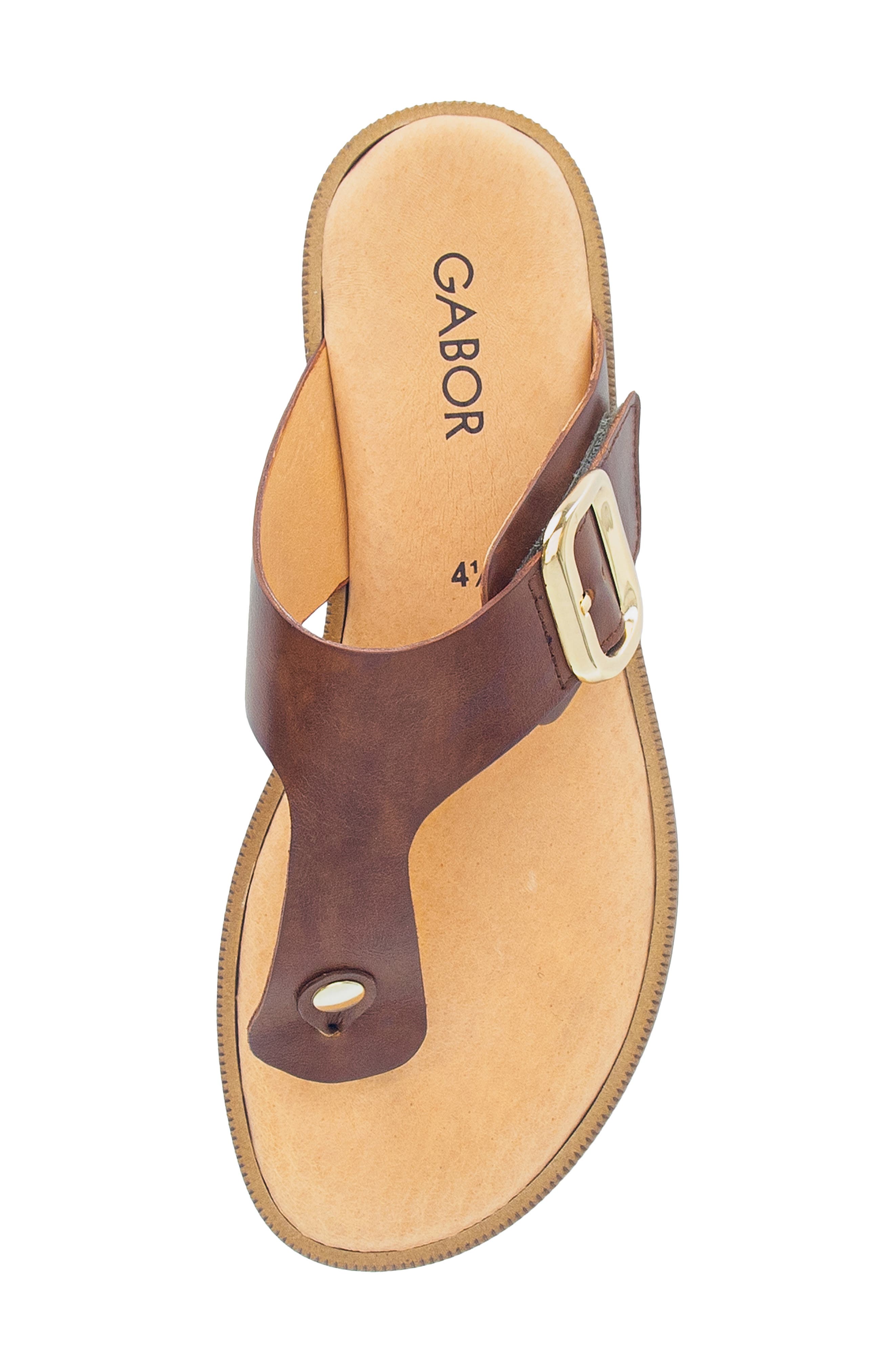Gabor Studded Flip Flop, Alternate, color, Camel
