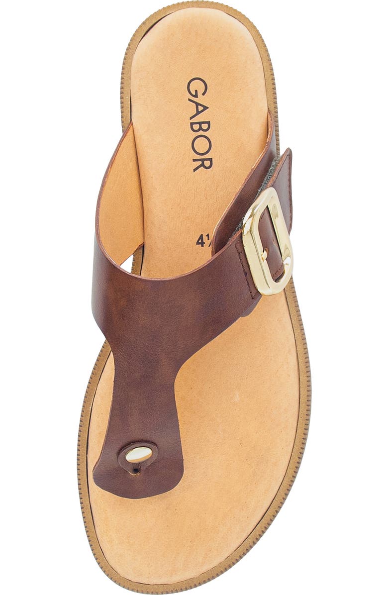 Gabor Studded Flip Flop, Alternate, color, Camel