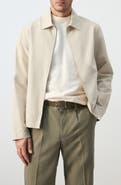 MANGO Cotton Blend Jacket