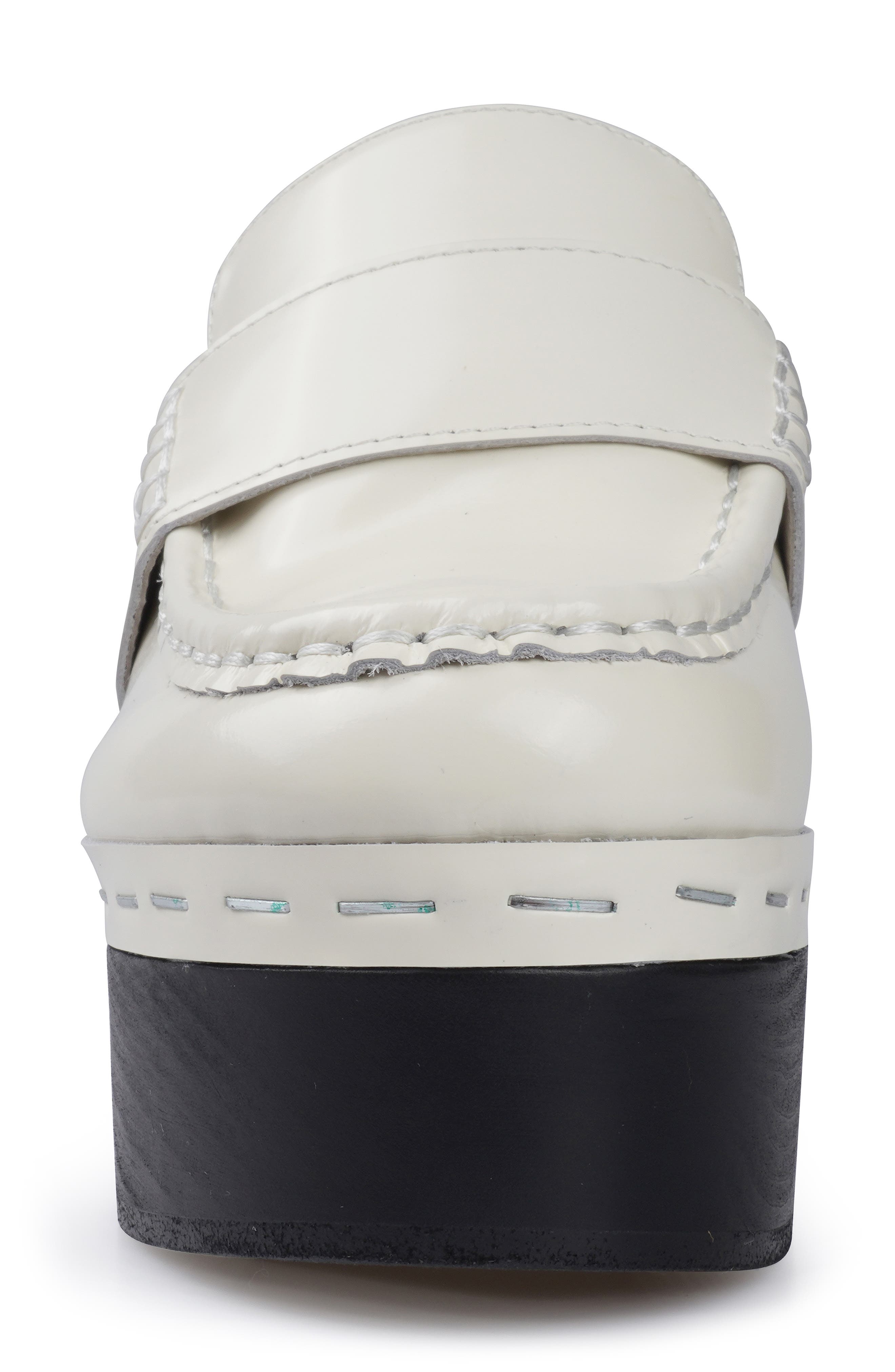 Tally Platform Mule, Alternate, color, CREAM LEATHER