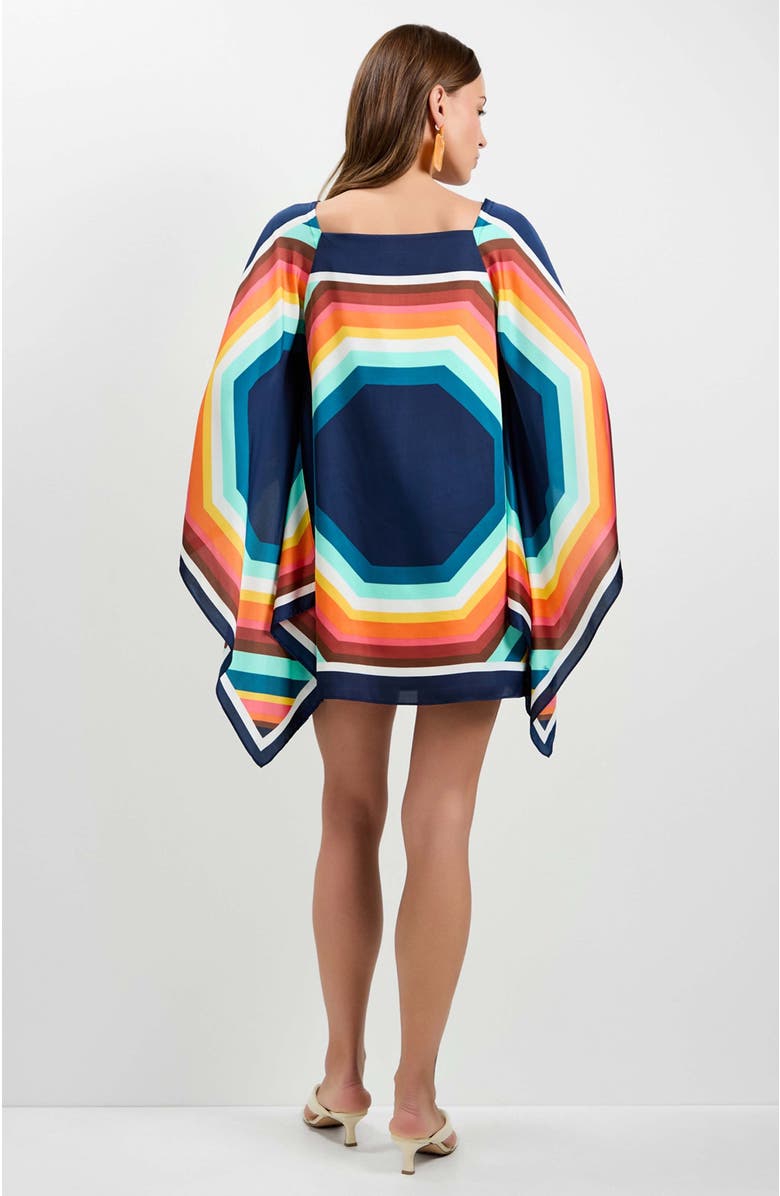 Trina Turk Aqualane Side Flounce Dress, Alternate, color, Siena