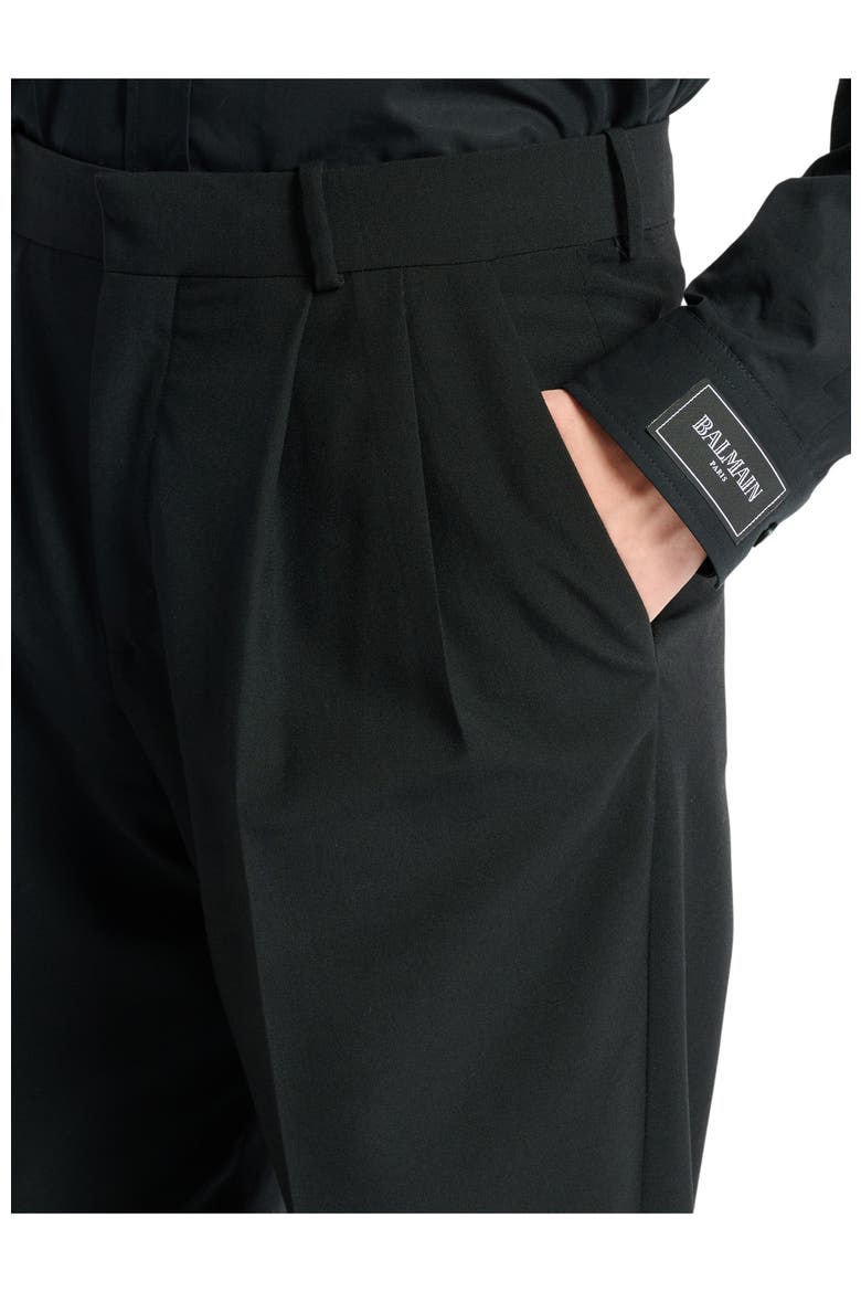 Wool Trousers, Alternate, color, black