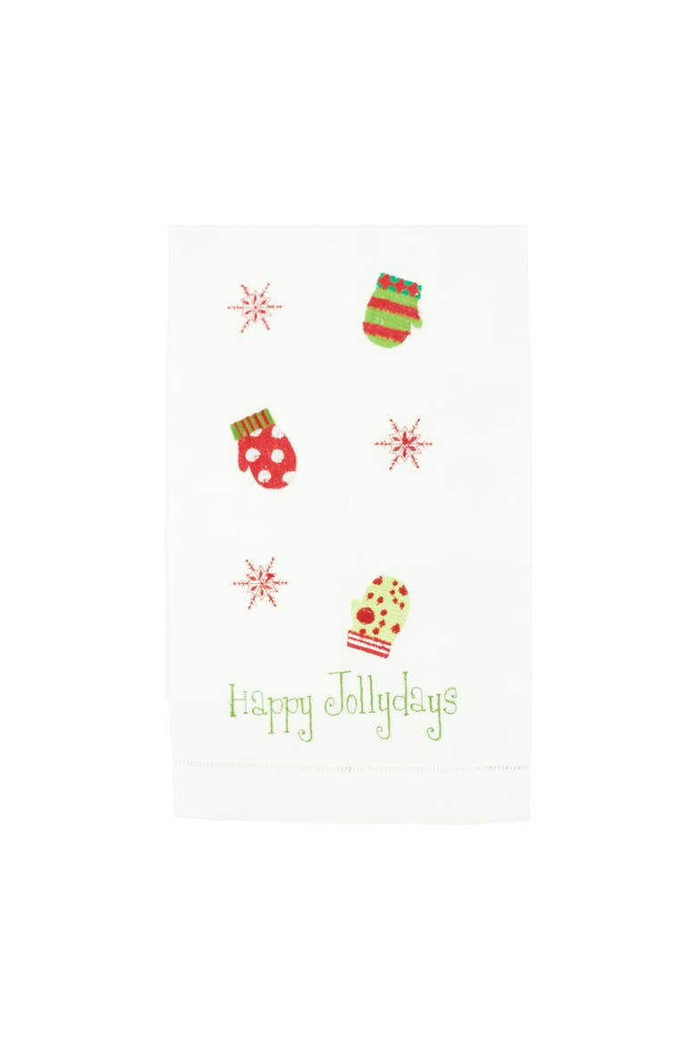 Gift Box Towel, Alternate, color, red