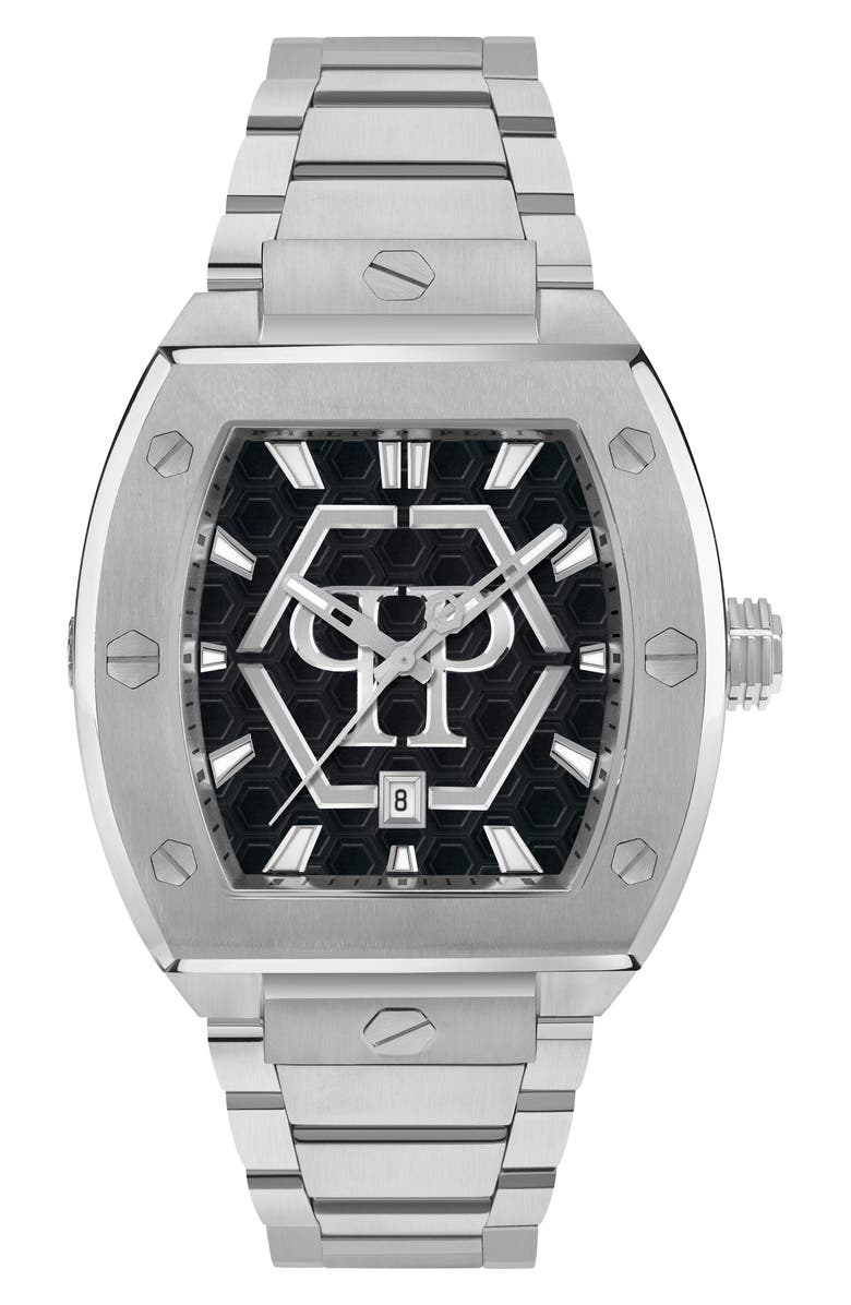 PHILIPP PLEIN The Hexagon Phantom Bracelet Watch, 44mm x 56.2mm, Main, color,