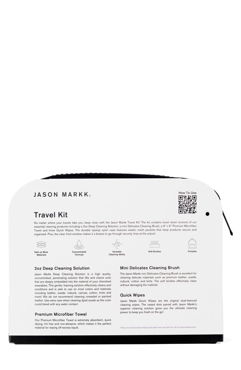 Jason Markk Travel 7-Piece Shoe Cleaning Kit, Alternate, color, 