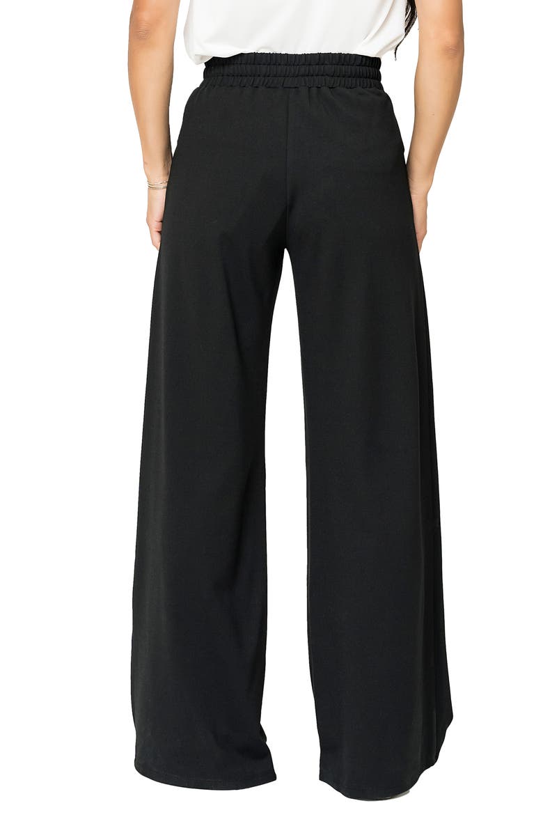 GIBSONLOOK Gigi Essential Ponte Pants, Alternate, color, Black