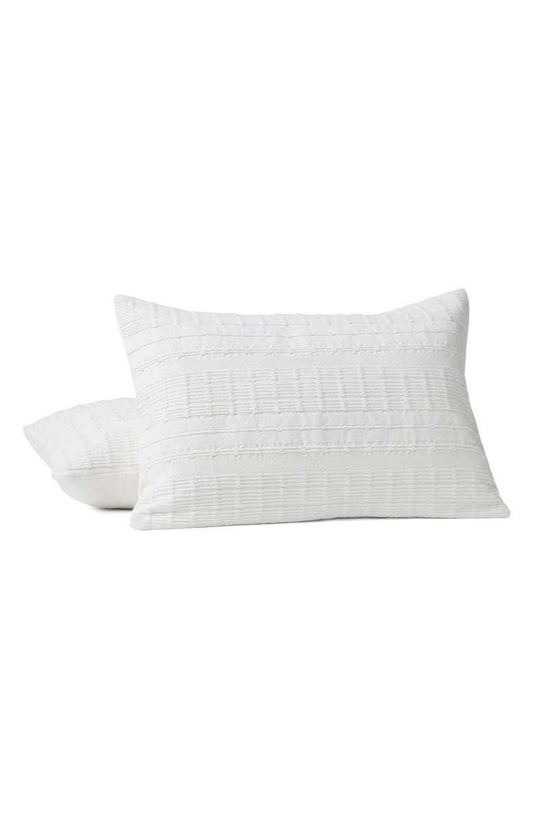 Coyuchi Sea Ridge Organic Cotton Pillow Cover, Main, color,