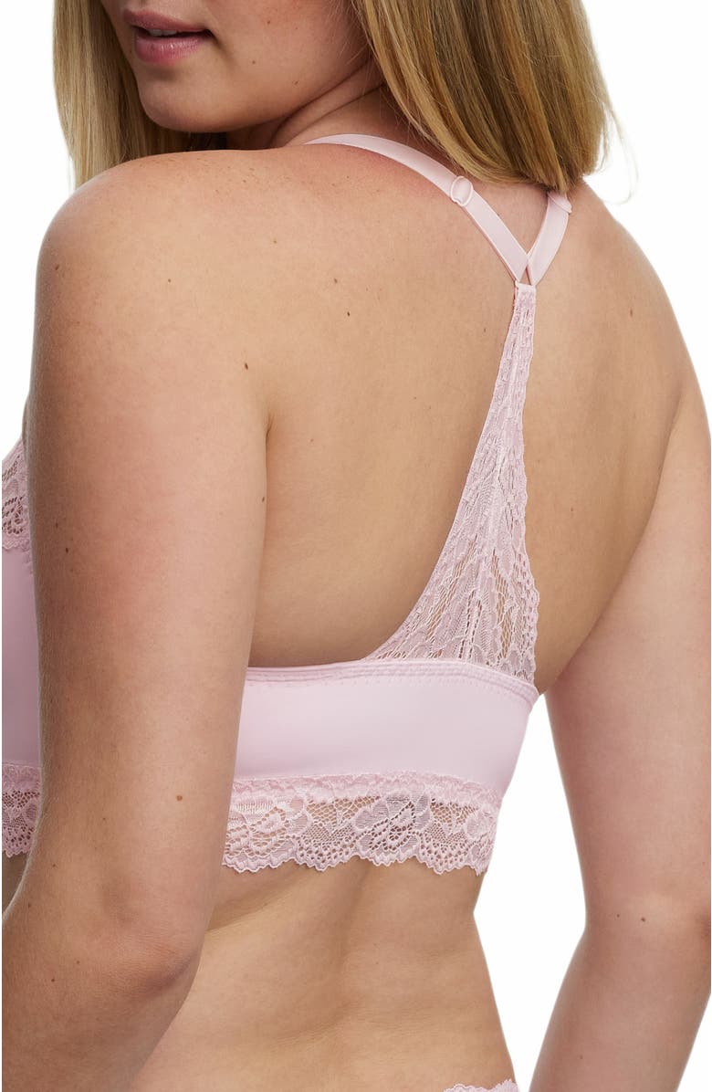 Skarlett Blue Goddess Busty Racerback Lace Bralette, Alternate, color, Lt Pink