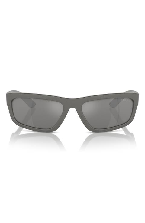 59mm Rectangular Sunglasses
