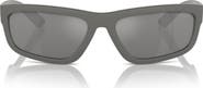 Prada Linea Rossa 59mm Rectangular Sunglasses