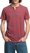 Lucky Brand Stripe Venice Burnout Henley