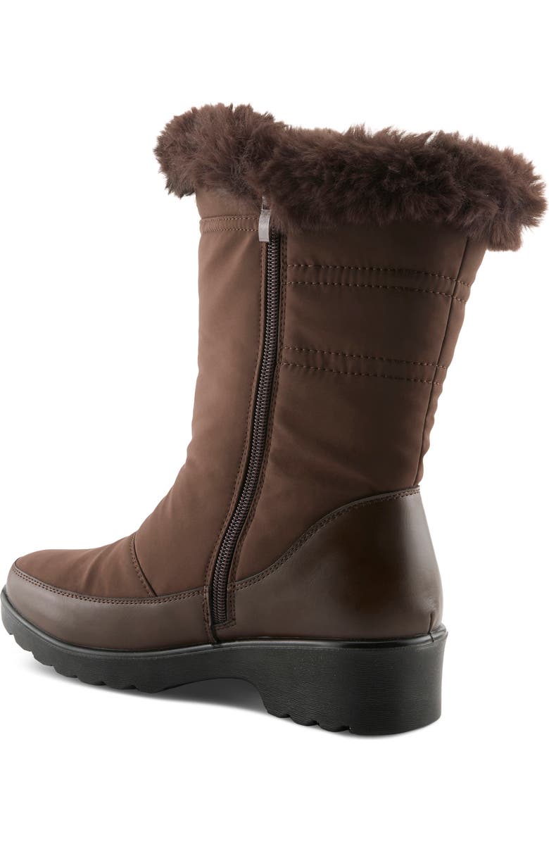Flexus by Spring Step Tacey Waterproof Winter Boot, Alternate, color, Brown