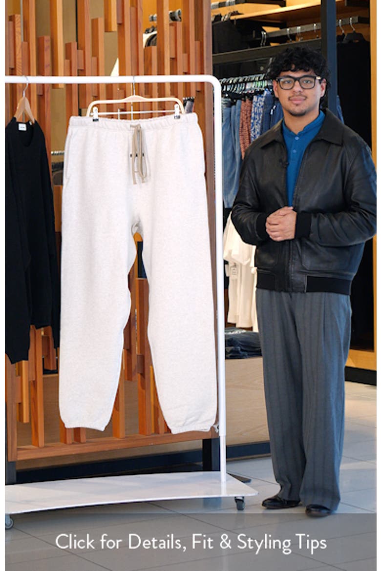 Classic Cotton Fleece Sweatpants video