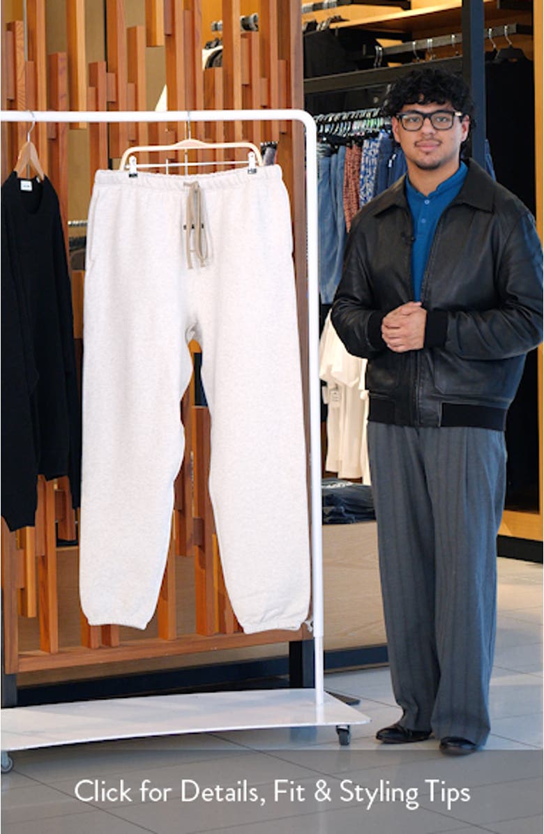 Classic Cotton Fleece Sweatpants, sales video thumbnail