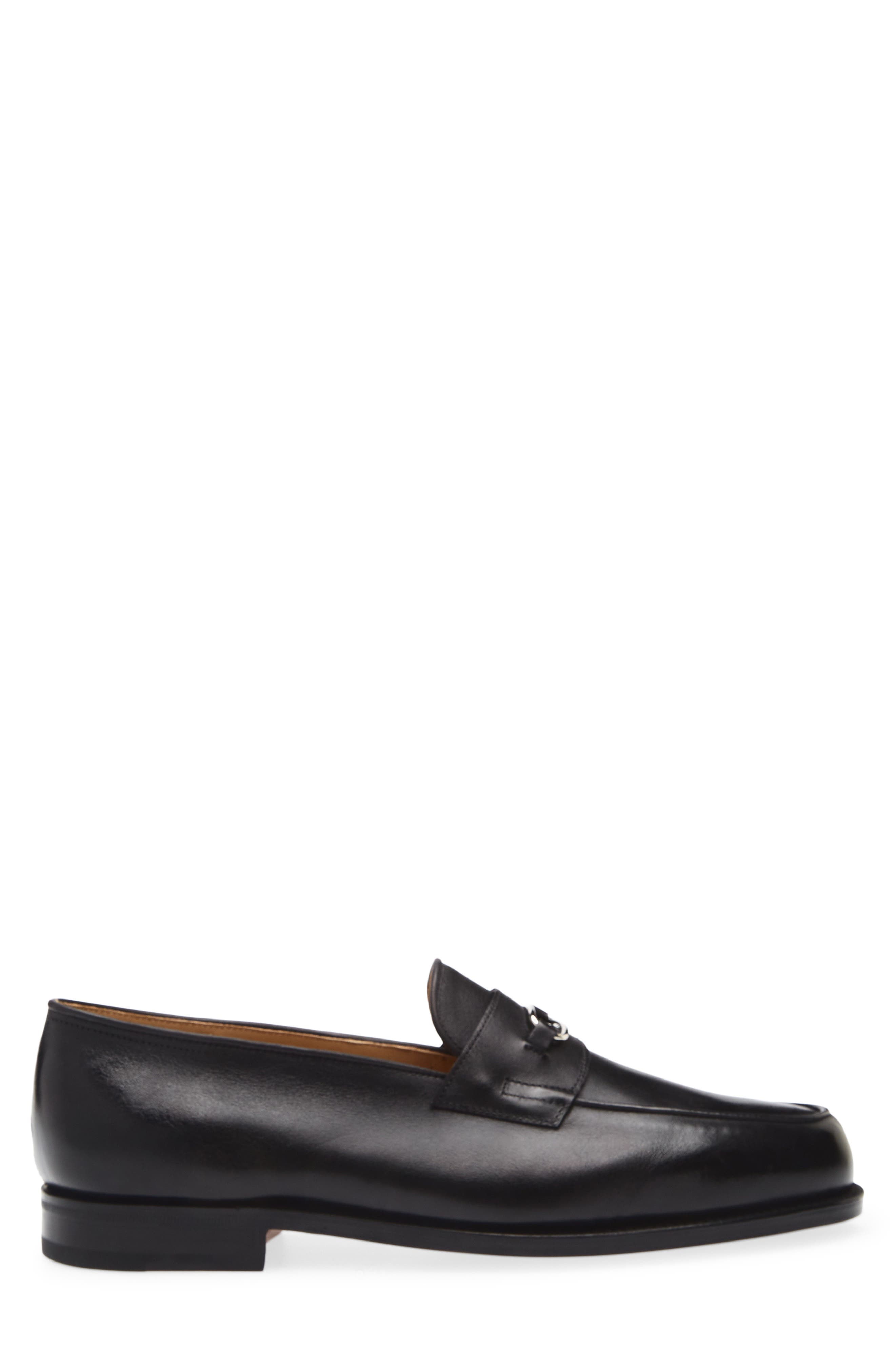 John Lobb Lopez Ring Penny Loafer, Alternate, color, Black
