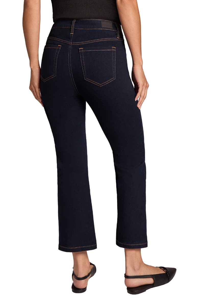 Jones New York High Waist Crop Kick Flare Jeans, Alternate, color, 