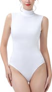Kimi & Kai Turtleneck Sleeveless Bodysuit