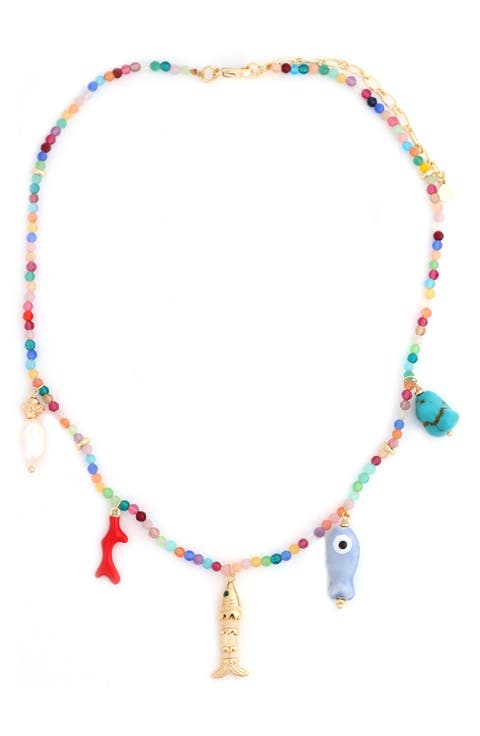 Fish Charm Necklace