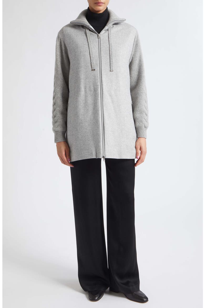 Mixed Media Jacket, Alternate, color, 9410 GRIGIO PERLA