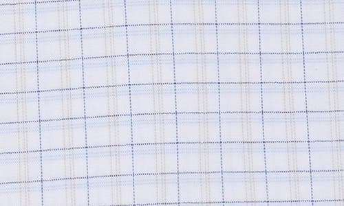 Calvin Klein Check Print Button-up Woven Shirt In Beige Multi