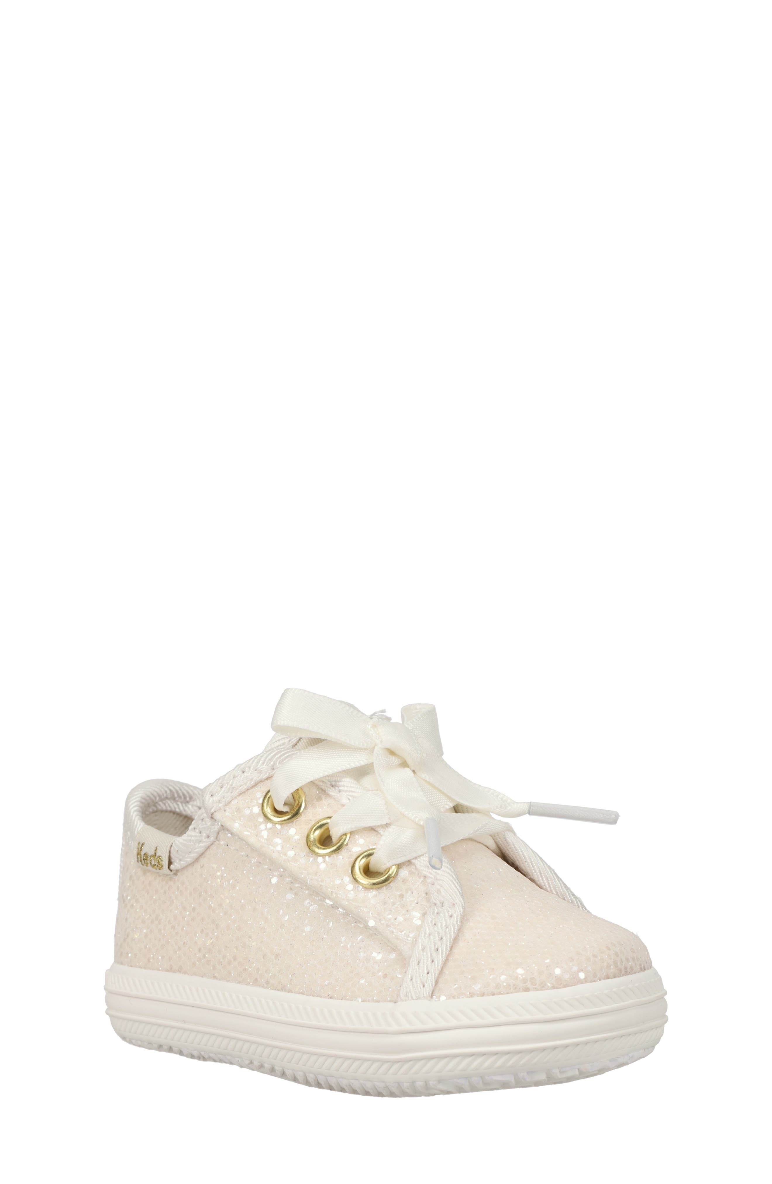 Keds<sup>®</sup> Kickstart Celebration Crib Sneaker, Main, color, 