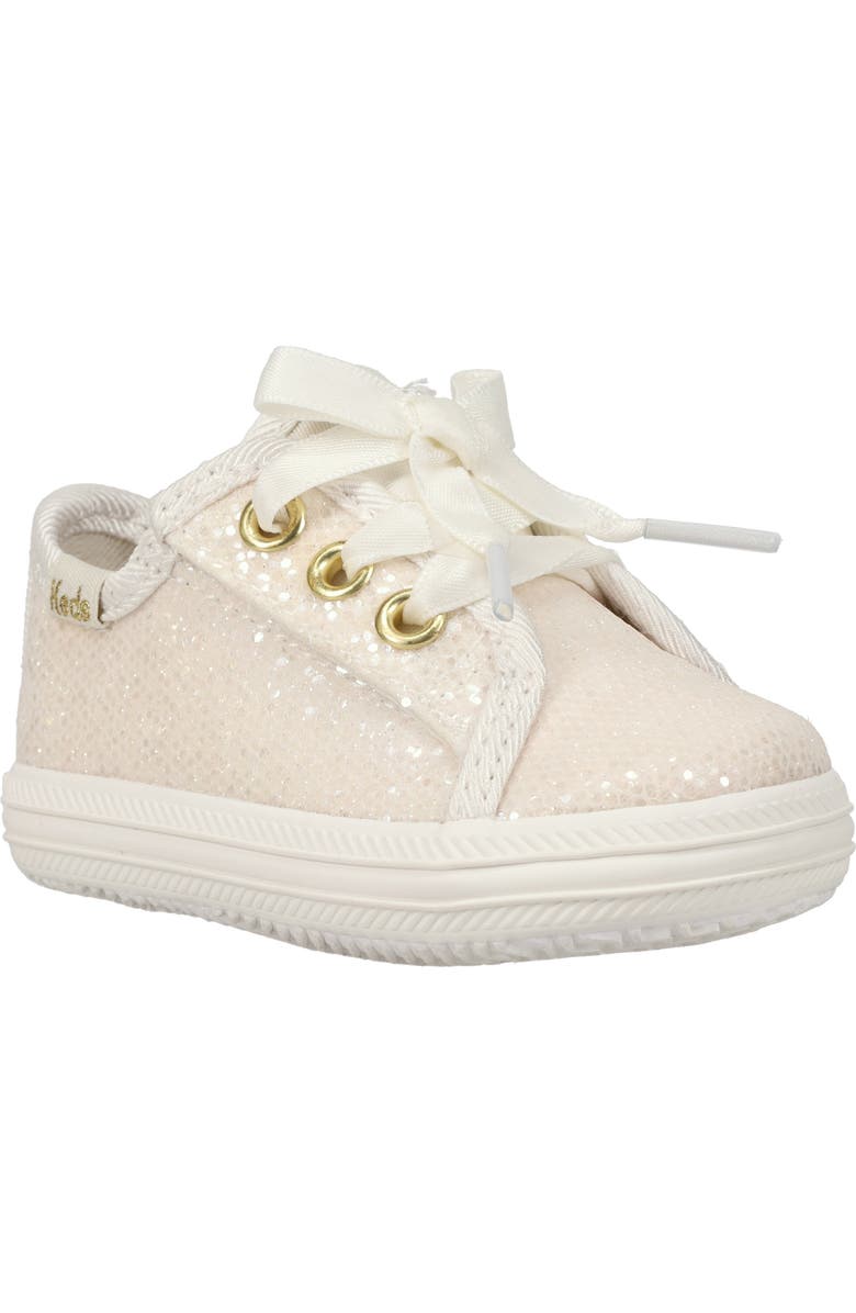 Keds<sup>®</sup> Kickstart Celebration Crib Sneaker, Main, color,