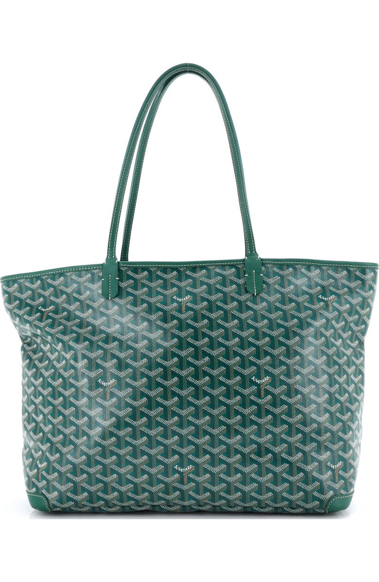 Pre-Owned Goyard Artois Tote Coated Canvas MM, Main, color, Green
