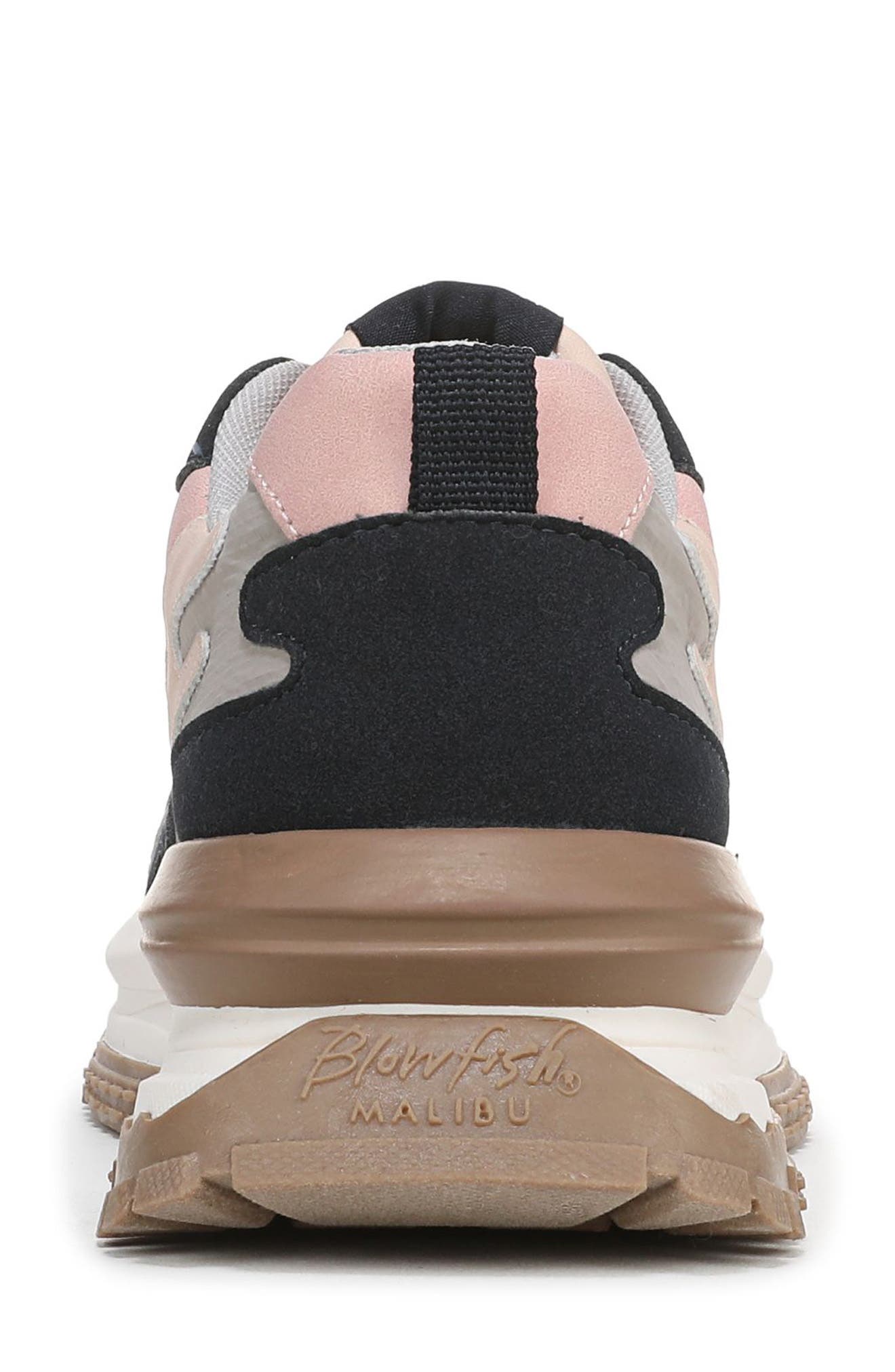 Blowfish Malibu Leo Sneaker, Alternate, color, Navy / Pink Faux Suede
