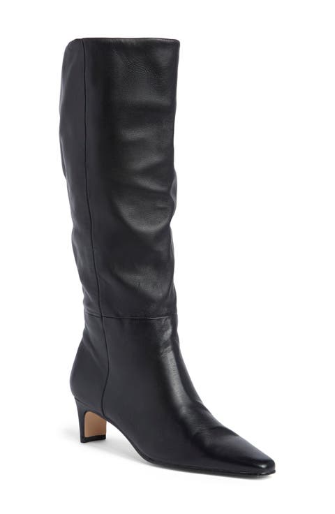 Dazey Leather Knee High Boot