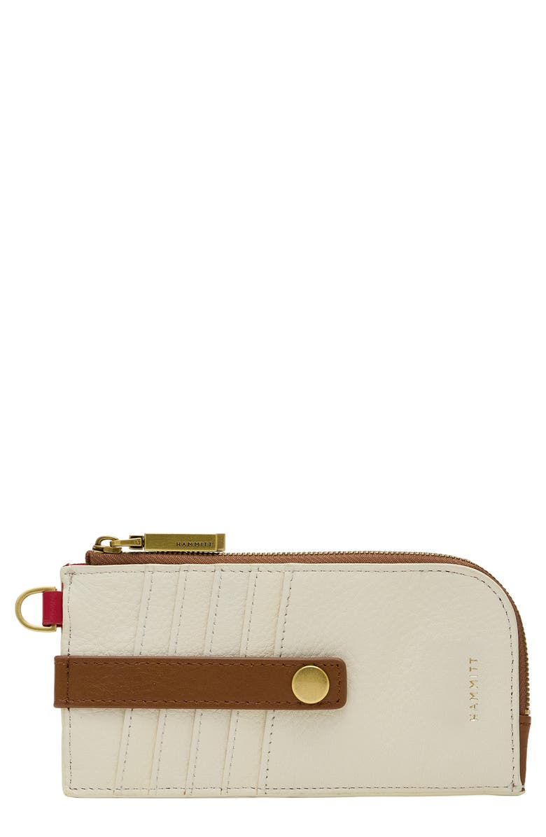 HAMMITT 210 East Leather Wallet, Main, color, West End/ Antique Gold