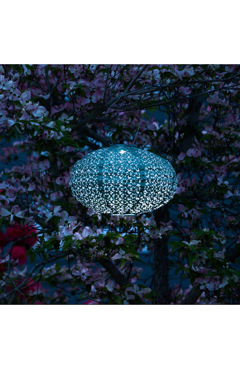 Allsop Home & Garden Soji Stella - Oval Solar Lantern, Alternate, color, Green