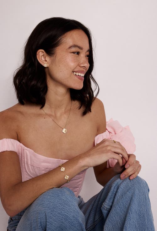 Electric Picks Icon Clover Necklace, Bracelet And Studs
