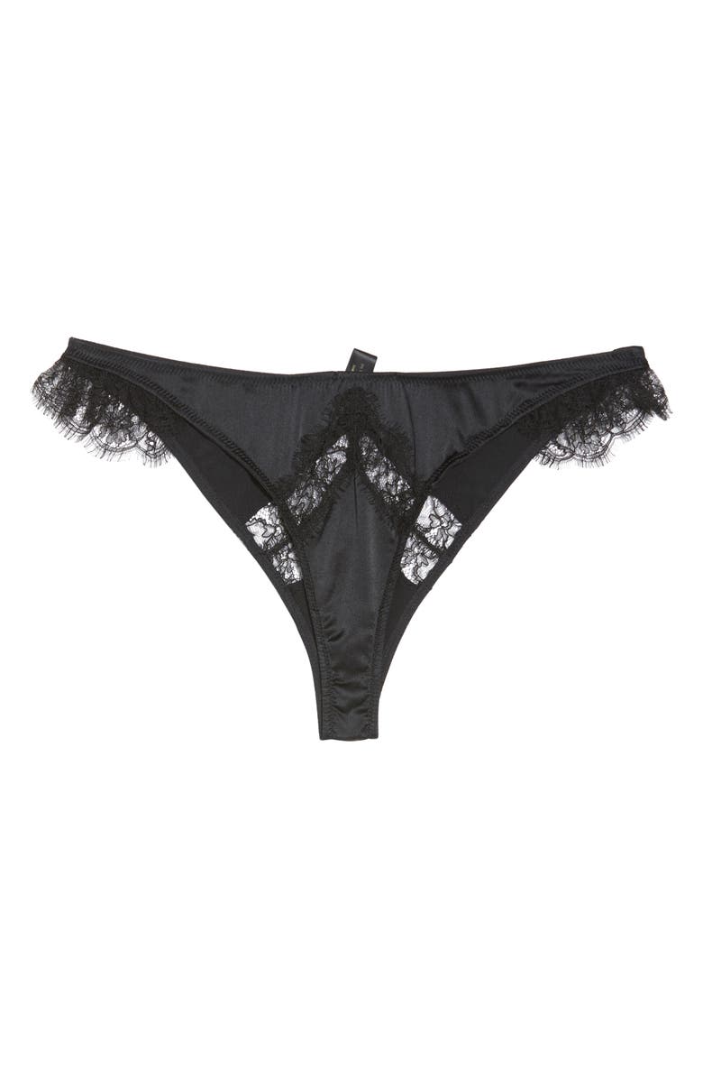 Kiki de Montparnasse Lace Inset Bikini, Alternate, color,