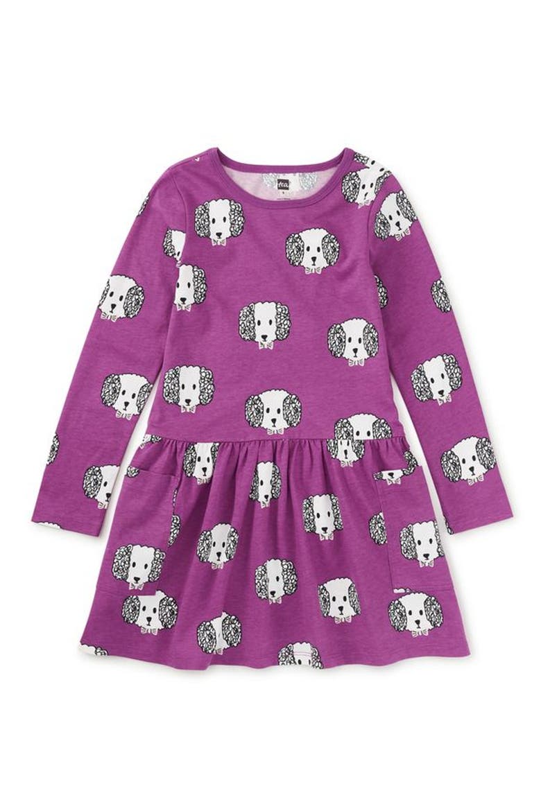 Long Sleeved Pocket Dress, Main, color, Maltipoo