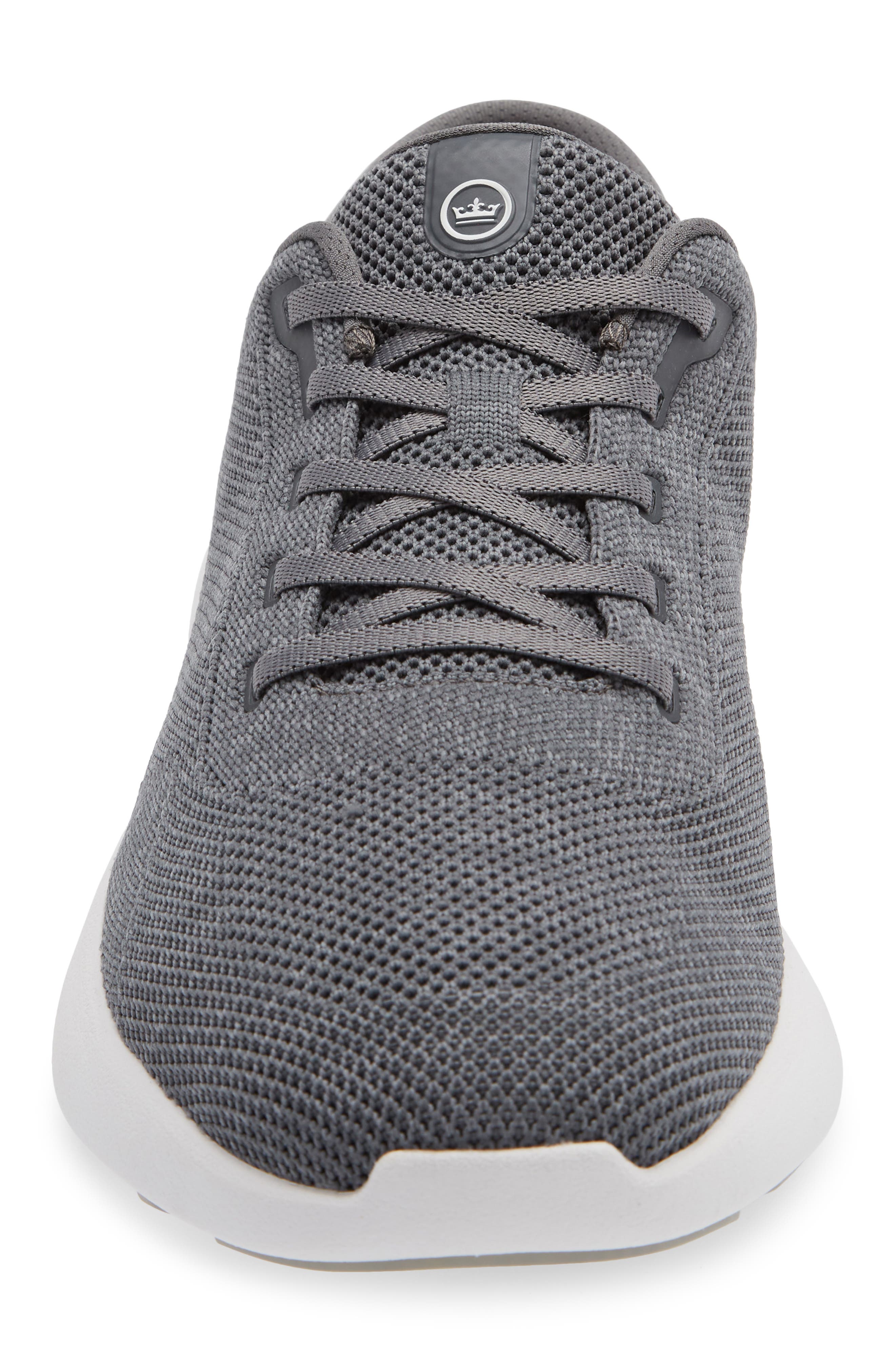 Peter Millar Glide v3 Knit Sneaker, Alternate, color, Iron