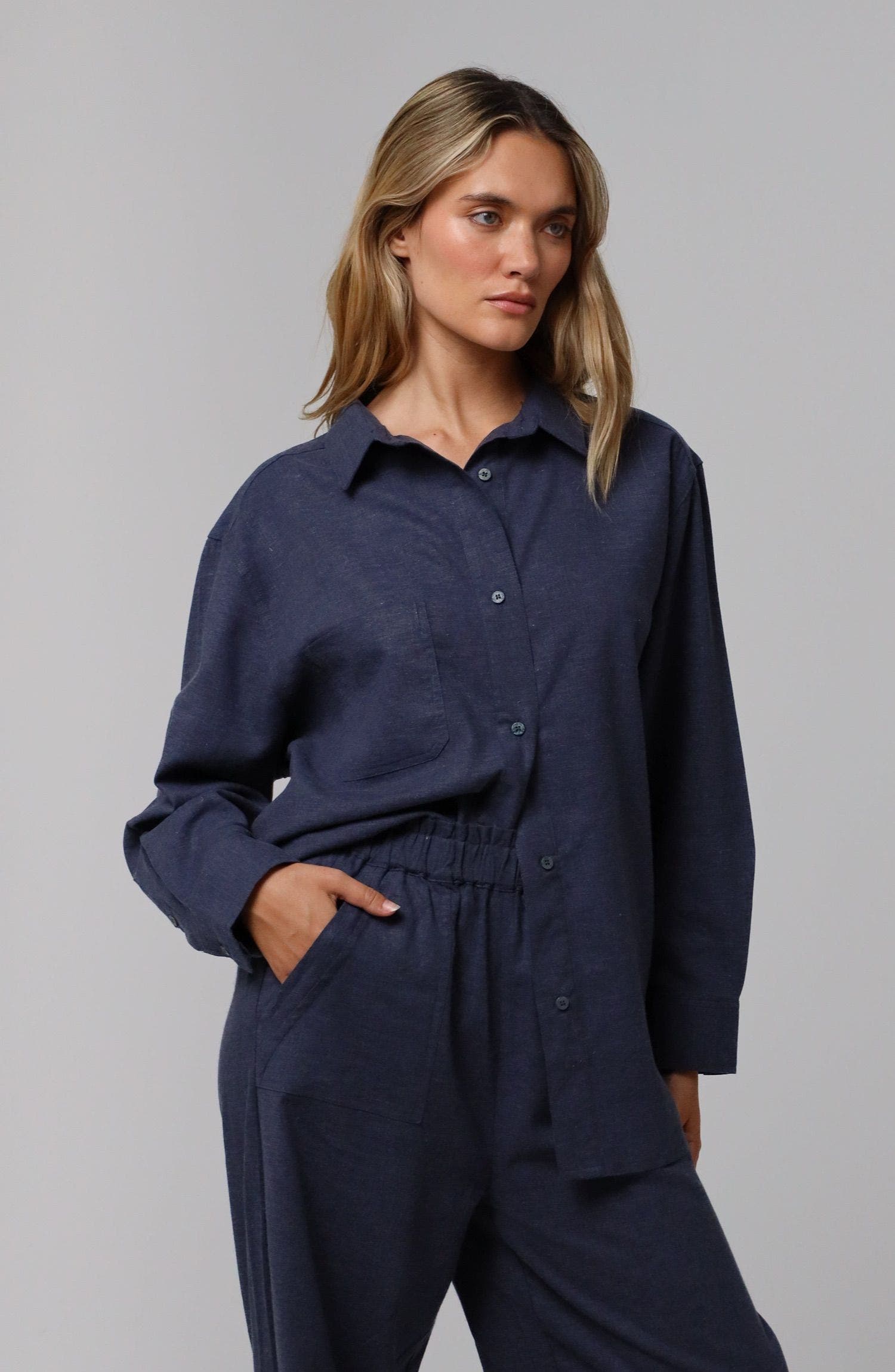 selected indigo blue
