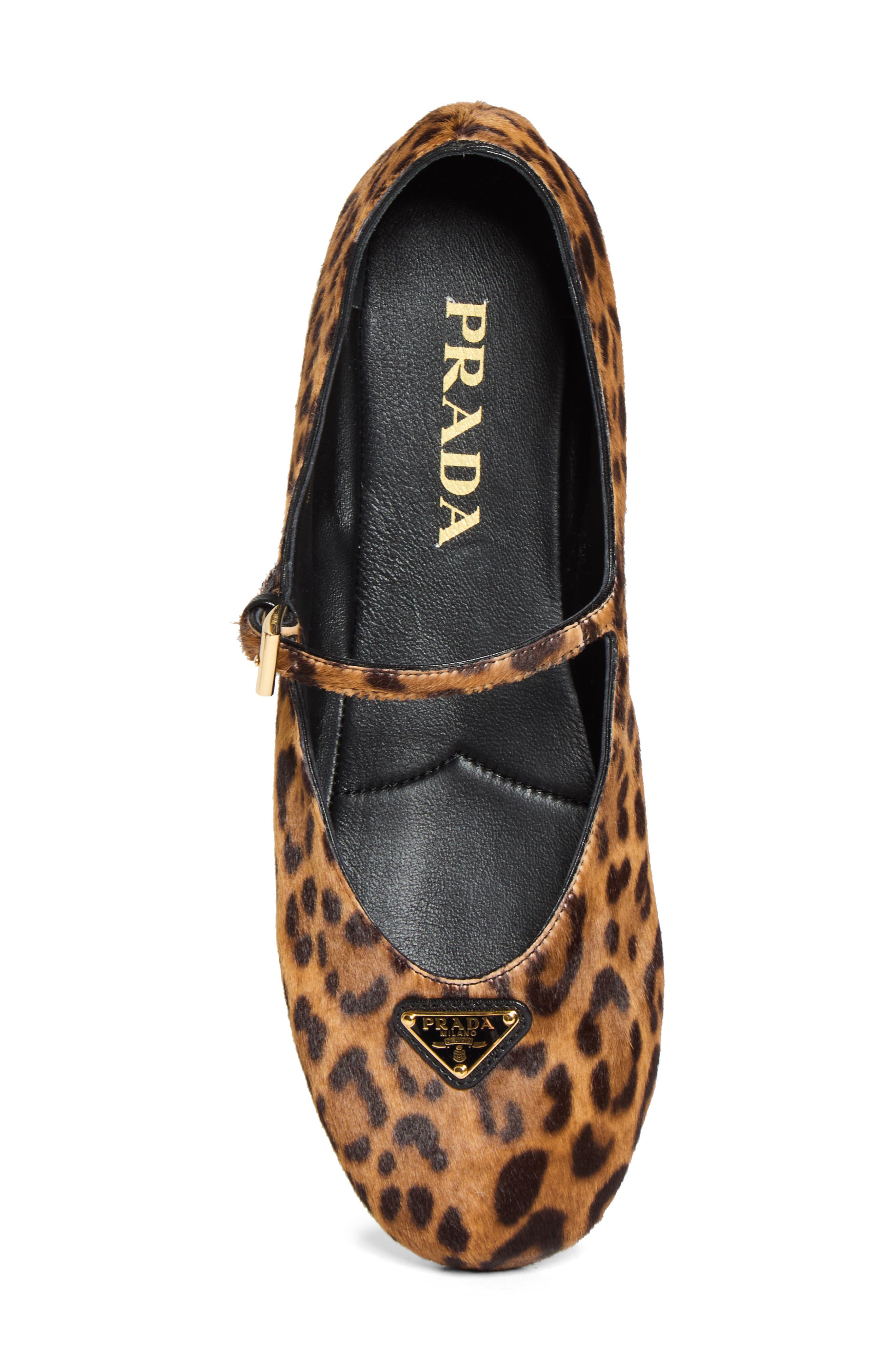 Logo Genuine Calf Hair Mary Jane, Alternate, color, MIELE