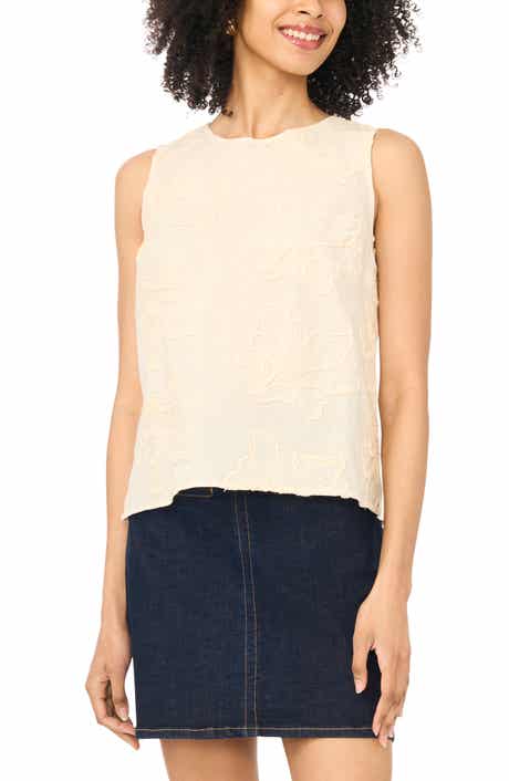 Floral Boxy Sleeveless Top