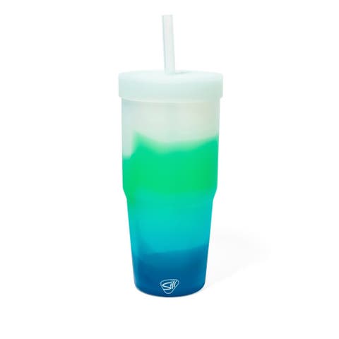 Silicone 32oz Straw Tumbler