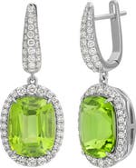 Bony Levy El Mar Iris Peridot & Diamond Drop Earrings