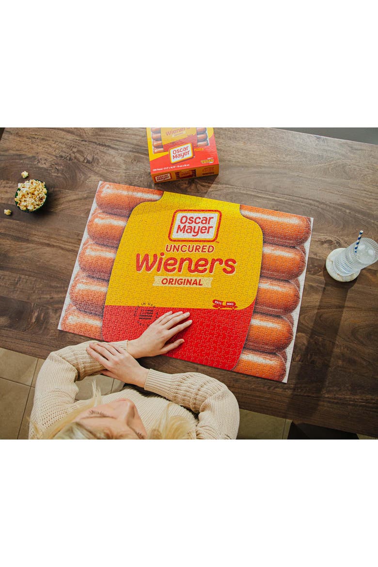 Oscar Mayer Hot Dogs 1000-Piece Jigsaw Puzzle | Toynk Exclusive, Alternate, color, Red