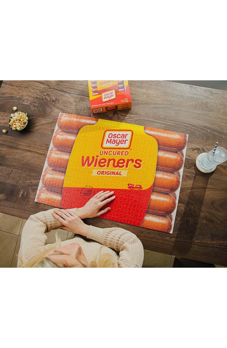 Toynk Oscar Mayer Hot Dogs 1000-Piece Jigsaw Puzzle | Toynk Exclusive, Alternate, color, Red