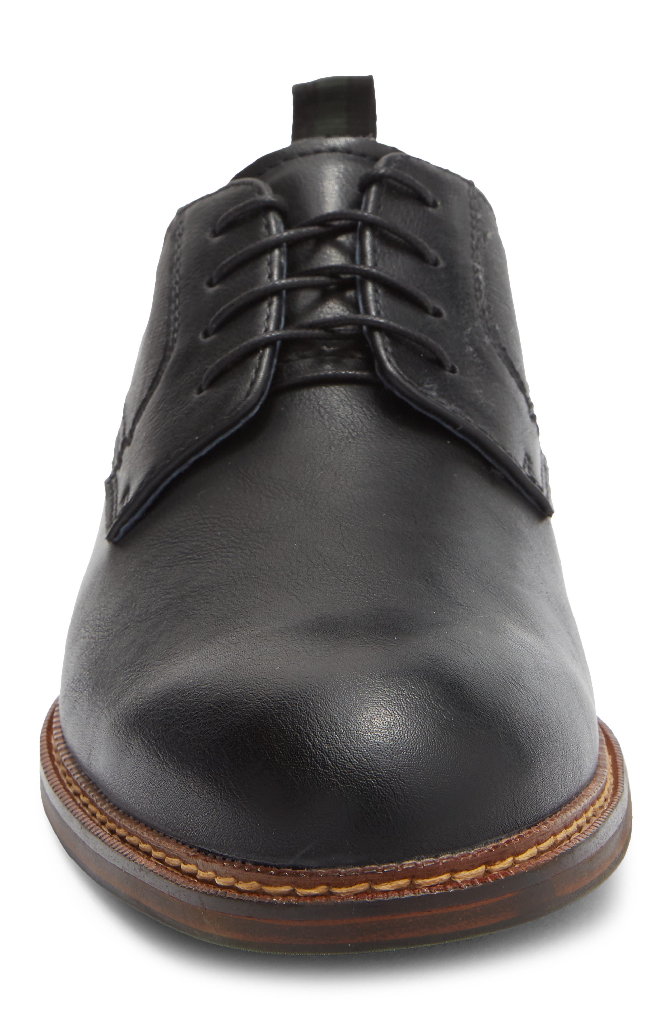 Steve Madden Pierce Plain Toe Derby, Alternate, color, Black